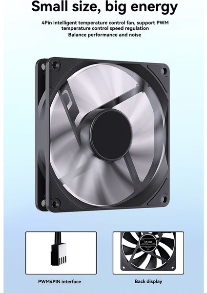 Adet Bilgisayar Kasası Fanı 92 mm 4 Pin Pwm Yüksek Hava Akışlı Ultra Ince Soğutma 1000-2700 Rpm Kademeli Fdb Rulman (Yurt Dışından) fiyatları