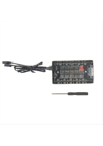 Argb Pwm Hub Fan Sıcaklık Kontrolü Shenguang Senkron Çift 10 Kanallı Şasi Fan Işık Kontrol Cihazı (Yurt Dışından)