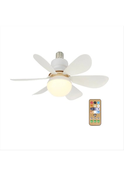 2'si 1 Arada LED Tavan Vantilatörü Işıklı 30W Soğutucu Lamba Çıkarılabilir Yaprak Uzaktan Kumanda 3000K-6500K AC85V-265V-A (Yurt Dışından) fiyatları