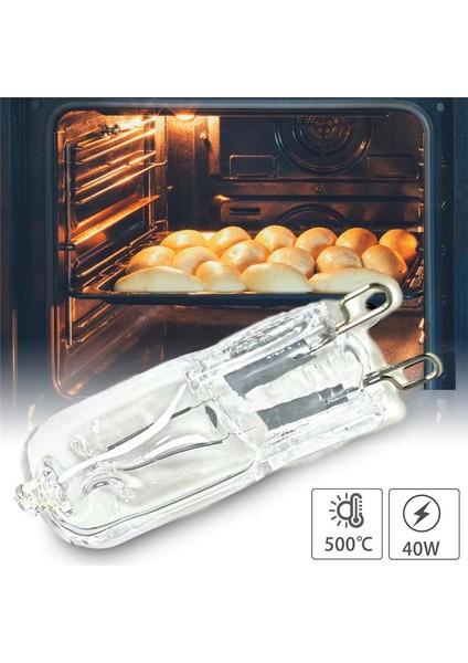G9 Fırın Lambası Yüksek Sıcaklığa Dayanıklı Halojen Ampul Lamba Buzdolapları Fırınlar Fanlar Için 40W 500℃ Pin 220V (Yurt Dışından) modelleri