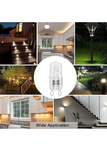 G9 Fırın Lambası Yüksek Sıcaklığa Dayanıklı Halojen Ampul Lamba Buzdolapları Fırınlar Fanlar Için 40W 500℃ Pin 220V (Yurt Dışından) indirimleri