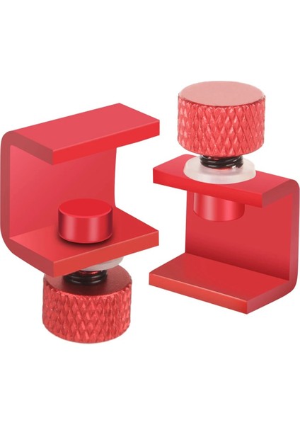 4 Adet 3D Yazıcı Alüminyum Ayarlanabilir Yatak Klipsi Isıtıcı Yatak Kelepçesi Yazıcı Yapı Platformu Cam Tutucu Kırmızı (Yurt Dışından) modelleri