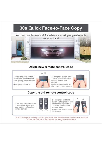 Hse2 Hse4, Hsm2 Hsm4, Hs2 Hs4, 2 Kanal 3'lü Paket Için 40.685 Mhz Garaj Kapısı Açacağı El Tipi Verici (Yurt Dışından) indirimleri