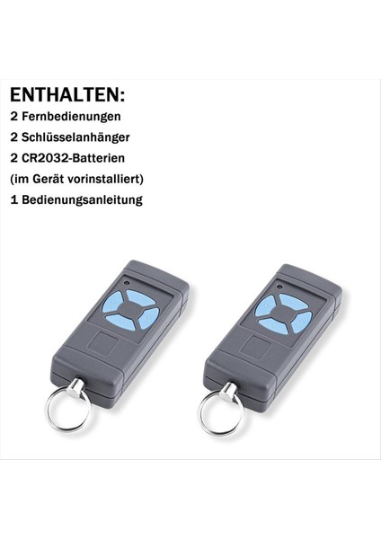 Hsm2 Hsm4 868.3 Mhz El Tipi Verici ile Uyumlu 2'li Garaj Kapısı Açacağı Uzaktan Kumandası Paketi (Yurt Dışından) indirimleri