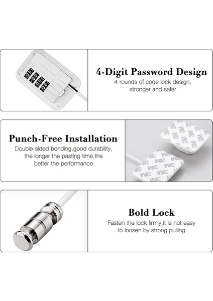 Kodlu Buzdolabı Kilidi, 2'li Kilit Paketi, Delme Gerektirmez, Buzdolabı, Şarap Soğutucu ve Pencere Çekmecesi Için Kilitler (Yurt Dışından) fırsatları