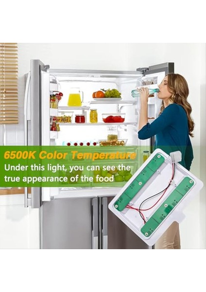 Buzdolabı LED Işık Modülü Kapak Lambası Montajı ile Değiştirilebilir: W11043011 W10866538 (Yurt Dışından) modelleri