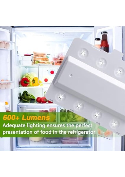 Buzdolabı LED Işık Modülü Kapak Lambası Montajı ile Değiştirilebilir: W11043011 W10866538 (Yurt Dışından) fırsatları