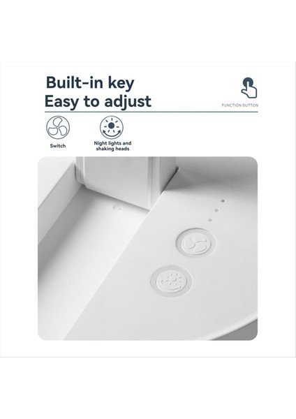 Esnek Kablosuz Katlanır Duvara Asılabilir, Yıl Boyu Konforlu Taşınabilir Çok Yönlü 4 Mevsim Vantilatör Beyaz (Yurt Dışından) fırsatları