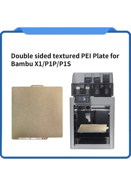 X1 P1S P1P Yapı Plakası Peı Yatak Dokusu Çift Taraflı Yaylı Çelik 257X257MM Lab P1 3D Yazıcı Için (Yurt Dışından) fiyatları