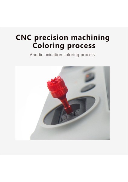 Mini 3 Pro/4 Pro Uzaktan Kumanda Yedek Başparmak Salıncaklı Joystick Yedek Kırmızı (Yurt Dışından)