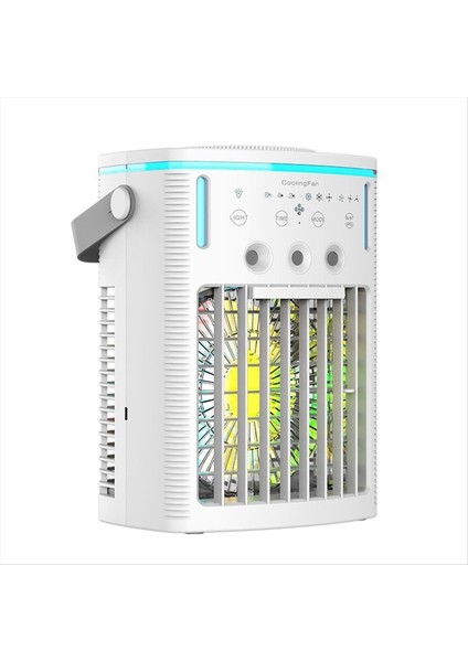 Ev Tipi Küçük Klima Vantilatörü Taşınabilir Soğutma Soğutucu Nemlendirme Masaüstü Mobil Soğutma (Yurt Dışından)