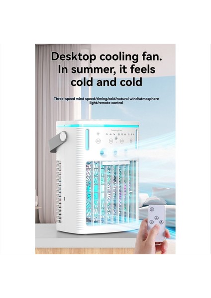 Ev Tipi Küçük Klima Vantilatörü Taşınabilir Soğutma Soğutucu Nemlendirme Masaüstü Mobil Soğutma (Yurt Dışından) fırsatları