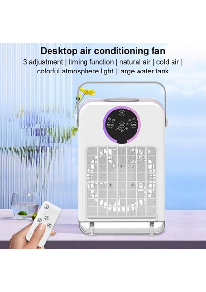 Taşınabilir Klima, 3 Hızlı 700 ml USB Soğutucu, Ev, Ofis ve Yatak Odası Için Masaüstü Soğutma Fanı (Yurt Dışından) modelleri