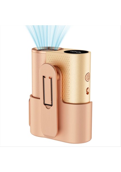 100 Hızlı Yüksek Hızlı Gücüne Sahip Ultra Uzun Pil Kapasiteli Mini Taşınabilir Açık Hava Bel Askılı Vantilatör (Yurt Dışından)