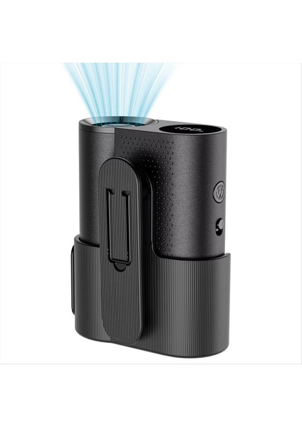 100 Hızlı Yüksek Hızlı Gücüne Sahip Ultra Uzun Pil Kapasiteli Mini Taşınabilir Açık Hava Bel Askılı Vantilatör (Yurt Dışından)