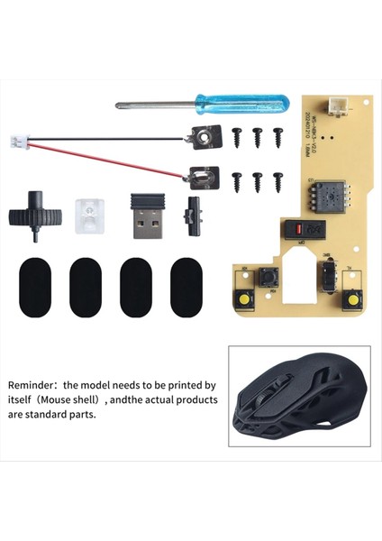 3D Baskı Için Kablosuz Fare Kendin Yap Model Yazıcı Parçaları Bilgisayar (Yurt Dışından) fırsatları