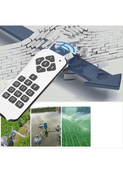 Akıllı Ev Garaj Kapısı Açacağı Için 433MHZ 18 Kanal Düğmeli EV1527 Uzaktan Kumanda Anahtarı Vericisi Kablosuz Kontrol Cihazı (Yurt Dışından) modelleri