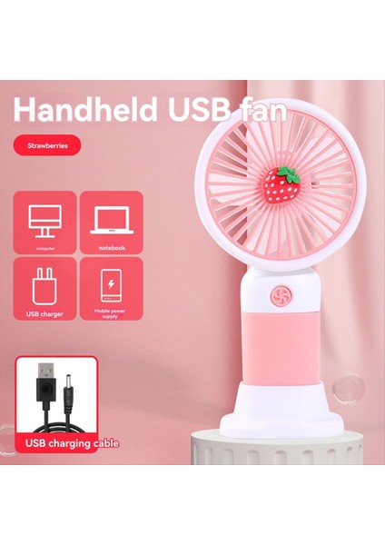 Mini USB El Tipi Vantilatör Çok Fonksiyonlu Masaüstü Standlı Elektrikli Öğrenciler Açık Hava Taşınabilir Küçük A (Yurt Dışından) indirimleri