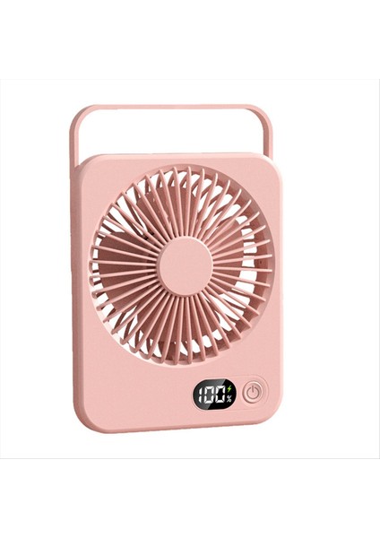 Taşınabilir Masa Vantilatörü USB Şarj Edilebilir 180° Eğilebilir Katlanabilir Kişisel Güç Göstergeli 5 Hız Ultra Sessiz Masa Vantilatörü (Yurt Dışından)