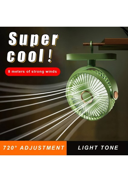 Masaüstü Vantilatör Sessiz ve Ayarlanabilirdir. Taşınabilir Şarj Edilebilir Vantilatör Uzun Süre B Ede Kalabilir (Yurt Dışından) fırsatları