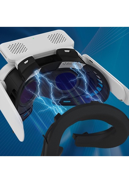 Quest3 Fan Maskesi Genişletilmiş Ter Geçirmez Isı Dağılımı Nefes Alabilir Rahat Buz Ipeği (Yurt Dışından) modelleri