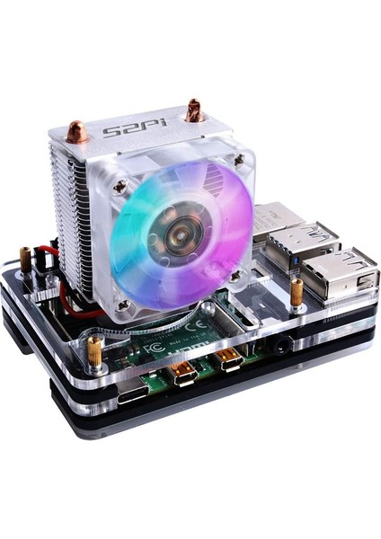 Buz Kulesi Soğutucu Cpu Fanı, Fan Isı Emici Parlama Rgb Borusu ile Kasa Için (Yurt Dışından) fiyatları