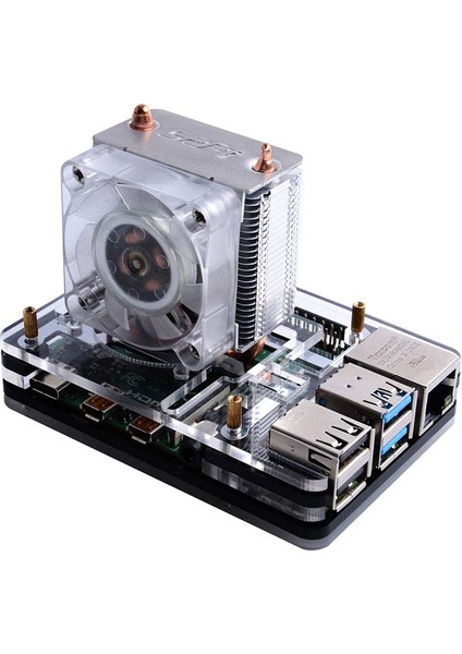 Buz Kulesi Soğutucu Cpu Fanı, Fan Isı Emici Parlama Rgb Borusu ile Kasa Için (Yurt Dışından) indirimleri