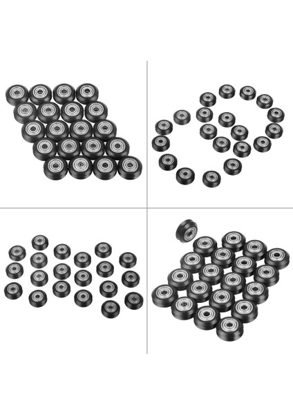 20 Adet V Şeklinde Yivli Tekerlek 5 mm Delik 625 Rulman Kasnak Aksesuarları Cnc 3D Yazıcı Için Çift Kayar Kapı (Yurt Dışından) indirimleri