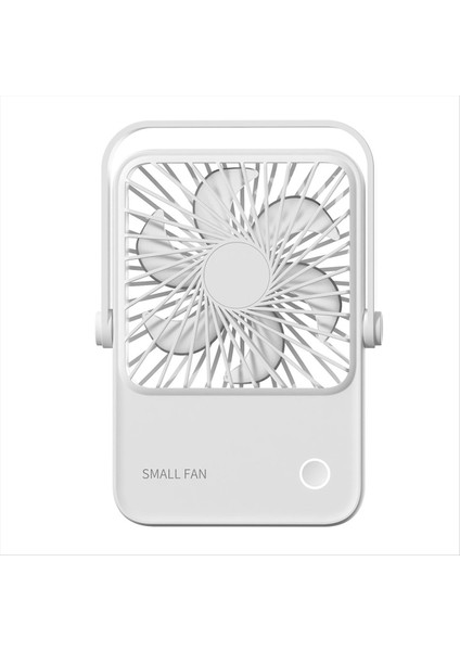 Ince Masaüstü Vantilatör Katlanabilir Küçük Elektrikli Asma ve Ayaklı Çift Amaçlı Ofis Mini Beyaz (Yurt Dışından)