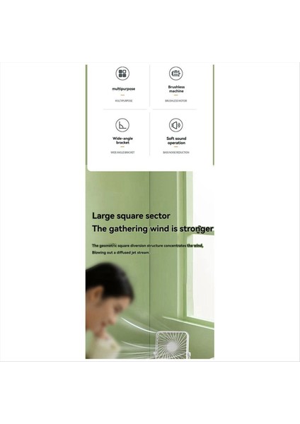 Ince Masaüstü Vantilatör Katlanabilir Küçük Elektrikli Asma ve Ayaklı Çift Amaçlı Ofis Mini Beyaz (Yurt Dışından) modelleri