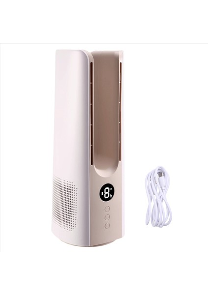 Taşınabilir Kanatsız Vantilatör - Kamp Için Şarj Edilebilir Mini Soğutucu, 9 Hızlı Sessiz Vantilatör, Ev Tipi Soğuk Hava (Yurt Dışından) fiyatları