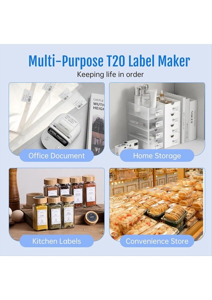 Ofis ve Küçük Işletmeler Için Rfıd Otomatik Tanımlamalı Bluetooth Taşınabilir Yazıcılı T20 Etiket Yapma Makinesi (Yurt Dışından) indirimleri