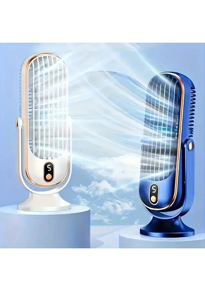 Masa Vantilatörü, Taşınabilir Kanatsız Vantilatör Küçük Kişisel Soğutma Sessiz Masa Ev, Ofis, Yatak Odası A (Yurt Dışından) indirimleri