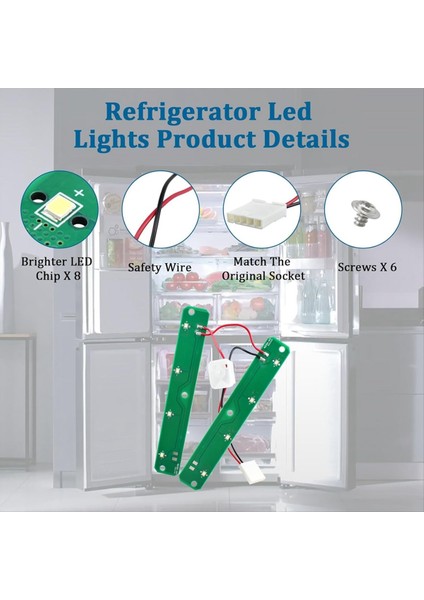 W11042554 Buzdolapları LED Işık Modülü, Whirl-Pool A- ile Uyumlu Kart, Buzdolabı Modülü (Yurt Dışından) fırsatları