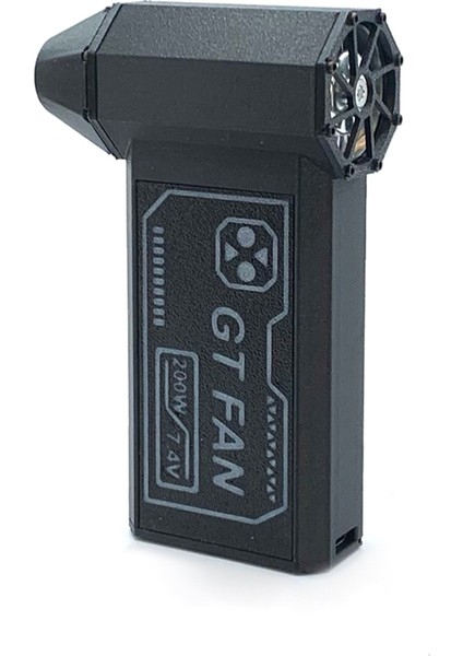 130000PRM Şiddetli Üfleyici Fırçasız Motorlu Mini Fan Açık Hava Taşınabilir Barbekü Güçlü Araba Klavye Temizleyici (Yurt Dışından)