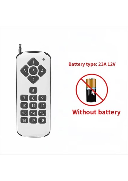 Akıllı Ev Garaj Kapısı Açacağı Için 433MHZ 18 Kanal Düğmeli EV1527 Uzaktan Kumanda Anahtarı Vericisi Kablosuz Kontrol Cihazı (Yurt Dışından) indirimleri