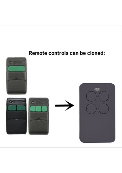 Garaj Kapısı Uzaktan Kumandası Çoğaltıcı 433.92MHZ 287MHZ Çok Frekanslı Kod Klon Kapı Açacağı Siyah (Yurt Dışından) fırsatları