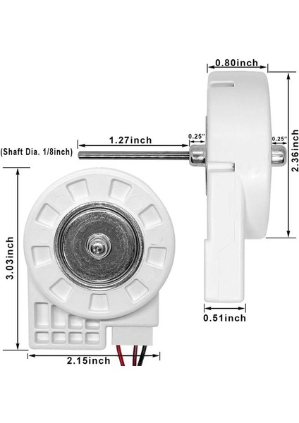 BCD-330WTV 50240401000P Zwf-02-4 Cw Için 12V 4W Buzdolabı Evaporatör Fan Motoru Değişimi (Yurt Dışından) modelleri