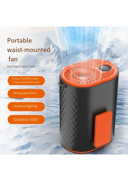Bel Askılı Vantilatör Açık Hava Acil Durum Işığı Taşınabilir Soğutma Boyun A (Yurt Dışından) modelleri