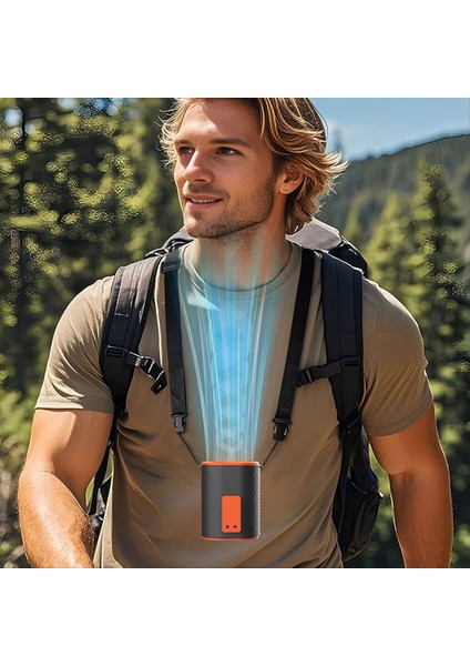 Bel Askılı Vantilatör Açık Hava Acil Durum Işığı Taşınabilir Soğutma Boyun A (Yurt Dışından) indirimleri