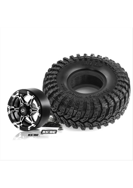 1/10 Rc Paletli Araç Axial SCX10 Wraith RR10 Capra Trx4 A Için 4 Adet 115 mm Metal 1,9 Inç Beadlock Jant Lastiği Seti (Yurt Dışından) modelleri