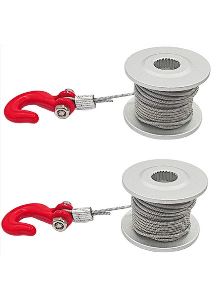 1/10 Rc Paletli Araç Trx4 Eksenel SCX10 90046 D90 D110 Için 2 Adet 25T Direksiyon Dişlisi Servo Vinç Tekerlek Tamburu (Yurt Dışından)