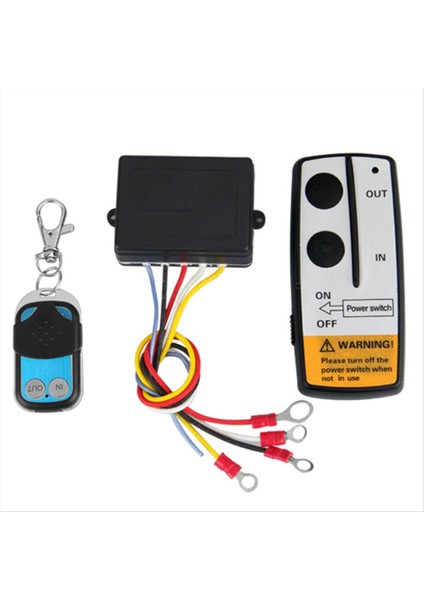 Atv Suv Kamyon Alıcı Modülü Verici El Kumandası Anahtar Kontrol Cihazı Için Çok Yönlü Kablosuz Vinç Uzaktan Kumanda Kiti (Yurt Dışından)