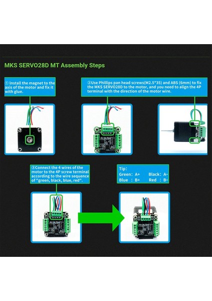 Mks SERVO28D 485 mt Kapalı Döngü Adım Motoru Sürücüsü Cnc 3D Yazıcı Gen-L Foc Sessiz ve Verimli RS485 Modbus (Yurt Dışından) indirimleri