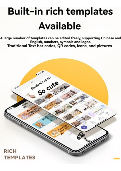 Taşınabilir Mini Yazıcı Termal Etiket Kendinden Yapışkanlı Etiket Etiketleri Cep Tipi El Tipi Barkod Makinesi (Yurt Dışından)