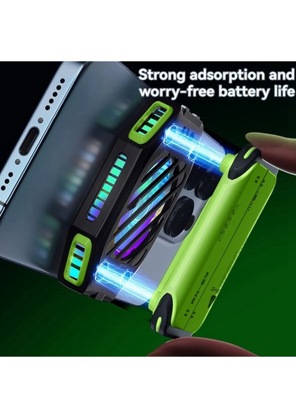 2x X111 Telefon Manyetik Yarı Iletken Soğutma Fanı Radyatörü 7 Vites Ayarlanabilir Oyun Soğutucusu Ios Android Evrensel (Yurt Dışından) modelleri