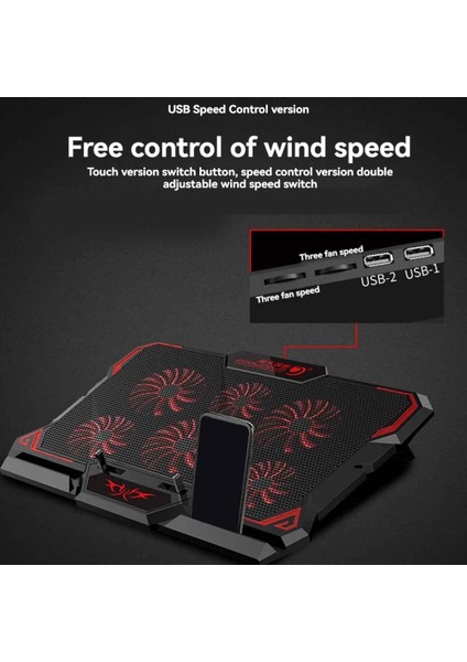 12.1-17.3 Inç Dizüstü Bilgisayarlar Için Dizüstü Bilgisayar Soğutma Pedi Oyun Soğutucu Fan Standı (Yurt Dışından) modelleri