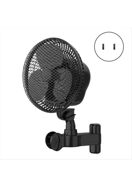 Uzun Ömürlü Ec Motorlu 6 Inçlik Büyüme Çadırı Klipsli Fan, Hidroponik Sirkülasyon Soğutması Için 2 Dinamik Hızı, Abd Fişi (Yurt Dışından) fiyatları