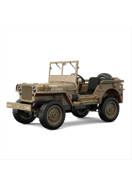 1/10 Rc Araba 2.4g Rc 1941 4WD Rtr Paletli Tırmanma Ölçekli Kamyon Offroad Araç Yetişkin Oyuncakları Çocuklar Için Hediye Sarı (Yurt Dışından)