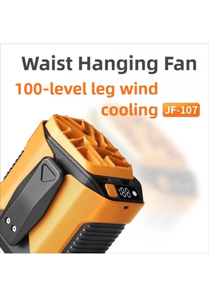 100 Hızlı Mini Taşınabilir Vantilatör, Büyük Lı Bel Kelepçeli Vantilatör, Açık Hava Seyahat Kampı Için Küçük ve Asılı Vantilatör (Yurt Dışından) fiyatları
